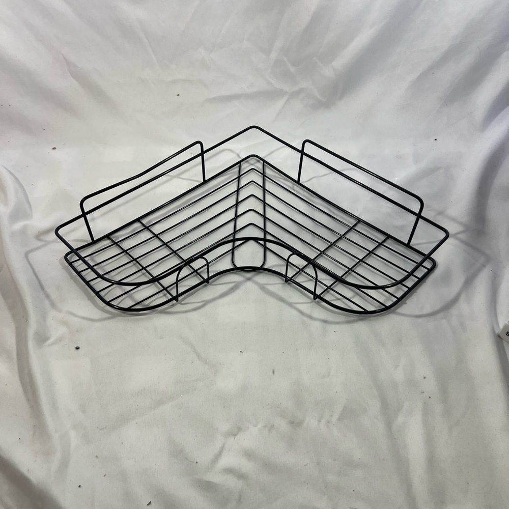 Black Wire Corner Shelf